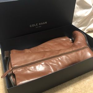 Cole Haan Katrina Riding Boots in Cognac